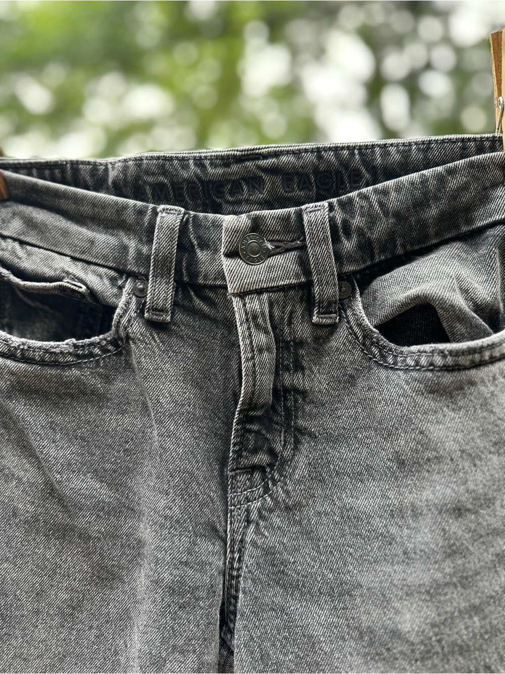 American Eagle Black Washed Denim Jeans